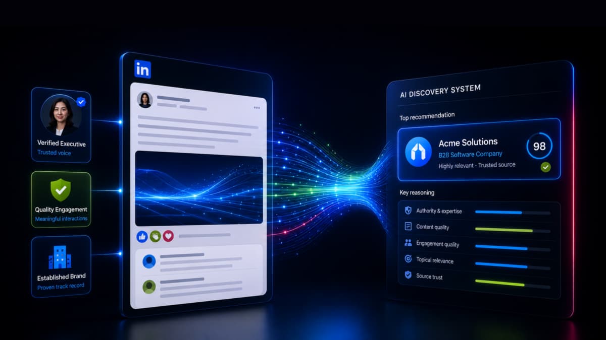 LinkedIn emerges as a key signal in AI search discovery