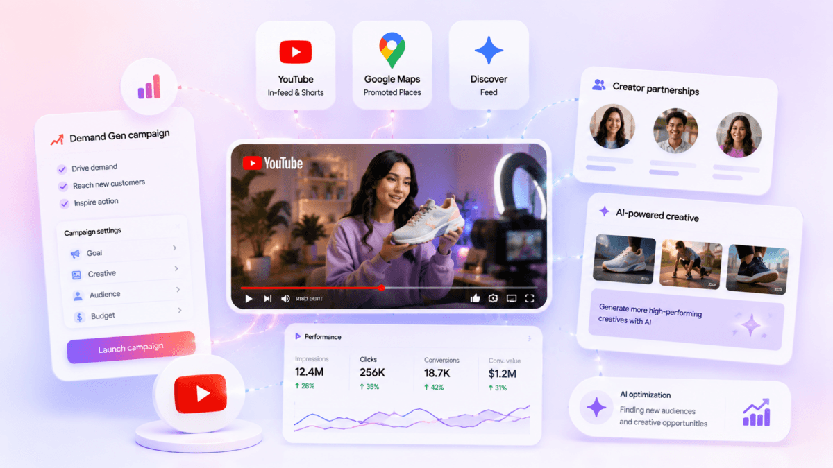 Google expands Demand Gen with creator videos and checkout links