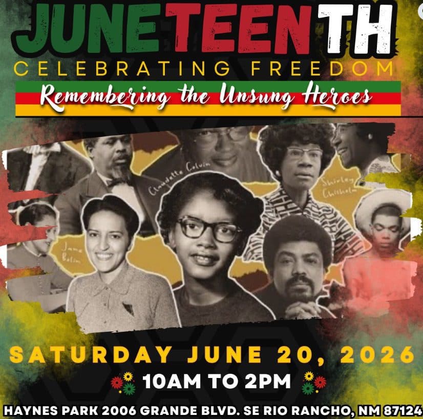 Rio Rancho Juneteenth celebration set for June 20 at Haynes Park