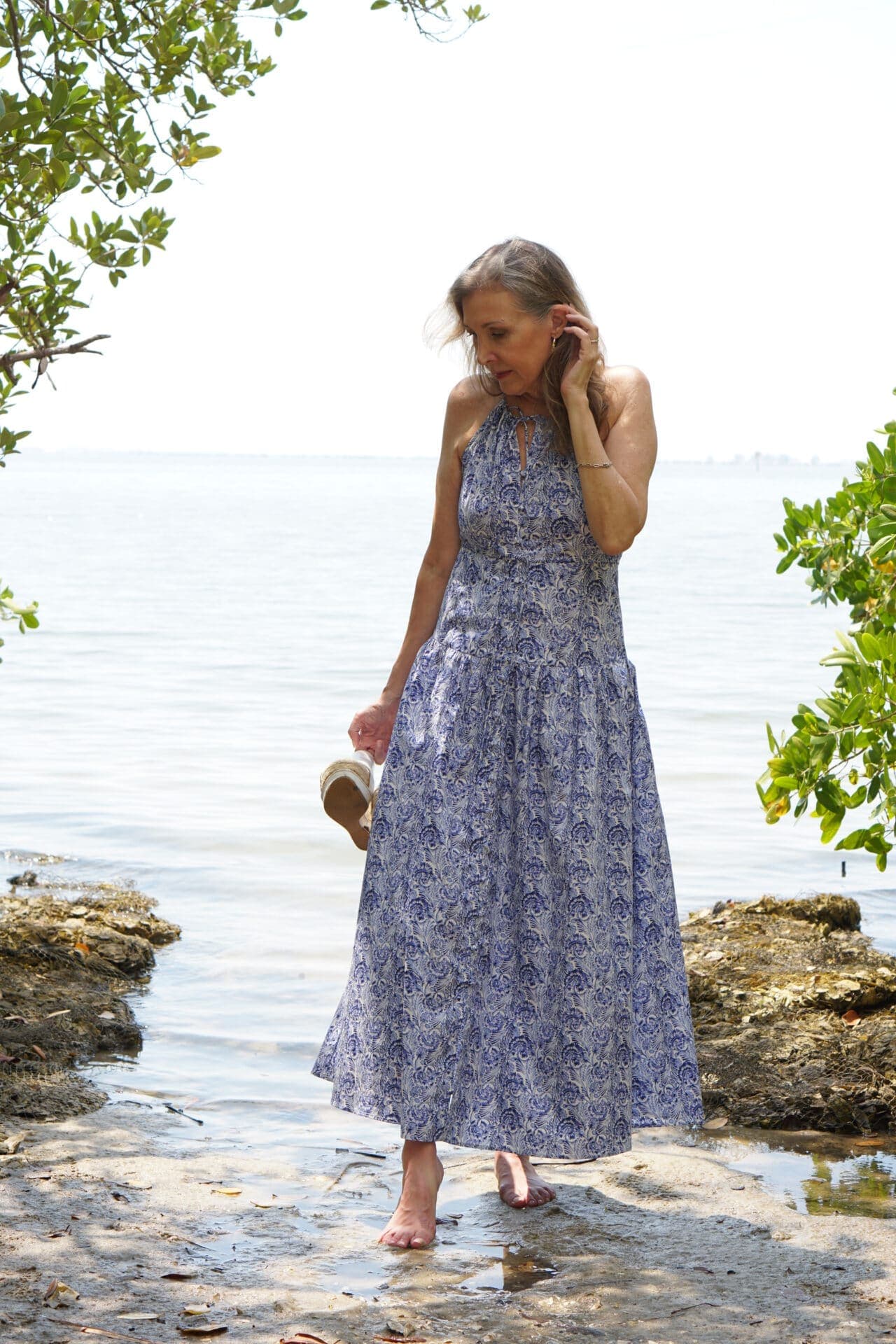 Victoria Beckham proves this coastal grandmother palette works at any age