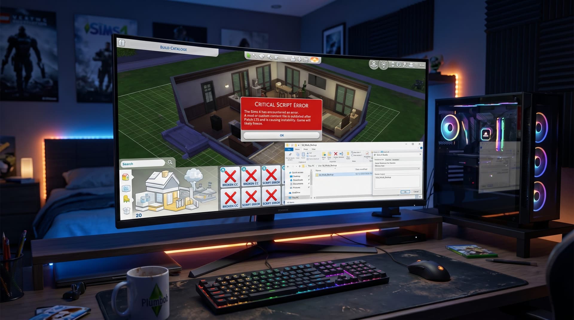 How to fix broken Sims 4 mods after Patch 1.124