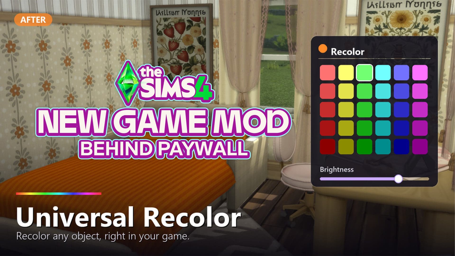 Universal Recolor Mod could let Sims 4 players recolor almost anything