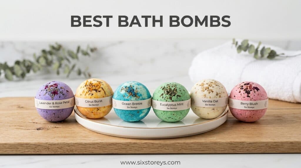 SixStoreys updates bath bomb guide, weighing fizz, moisture and value