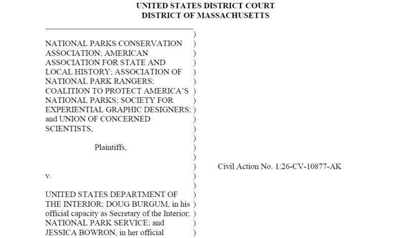 National Park Service appeals order to restore removed historical materials