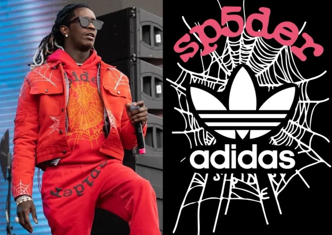 SP5DER x adidas Unveil Supermodified Superstars and Puff-Print Tees in Black, Red