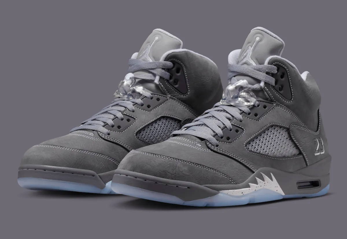 Air Jordan 5 Wolf Grey Reissue Drops February 28, Full Family Sizing