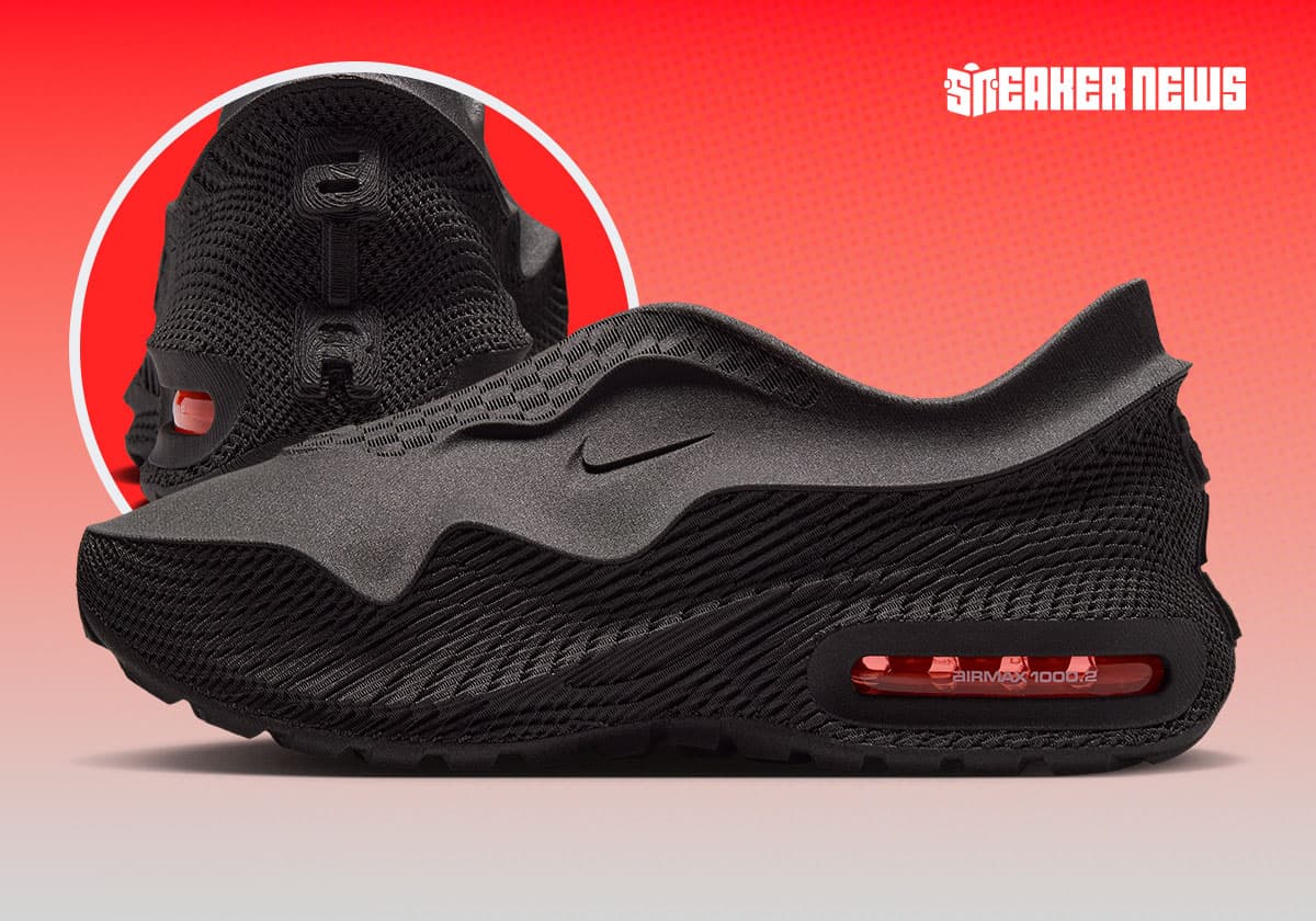 Nike’s 3D-printed Air Max 1000.2 returns in Hyper Crimson