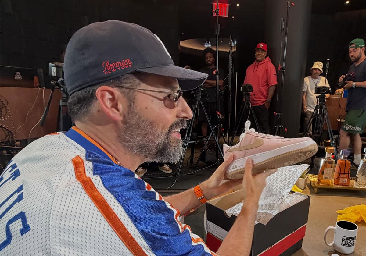 Kith teases Reverse Linen Nike Air Force 1 Low revival