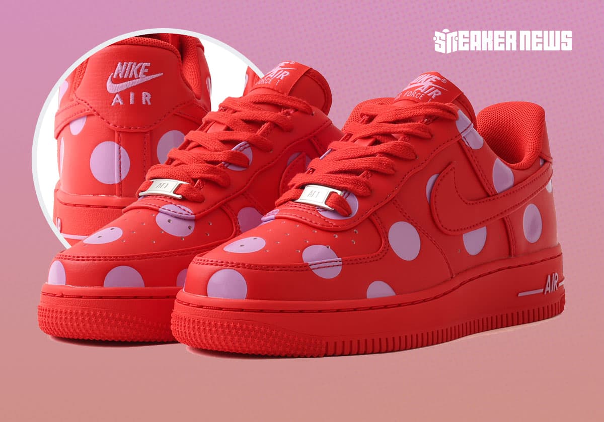 Nike Air Force 1 Low polka dot print channels midcentury pop-art energy