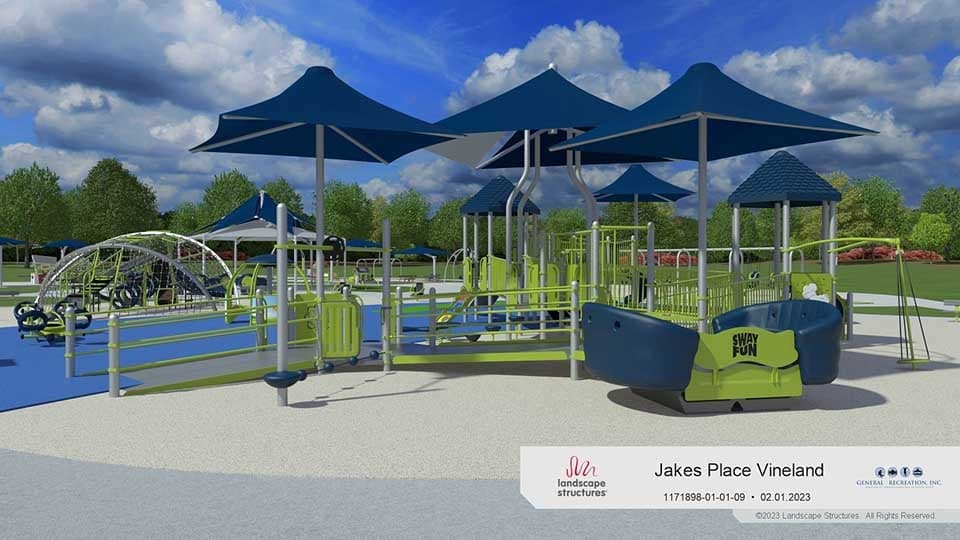 Vineland's Jake's Park advances with inclusive play, sensory garden