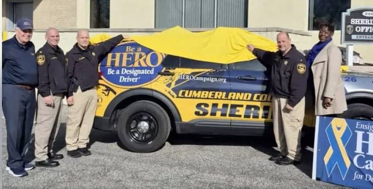 Cumberland County, Bridgeton police launch HERO patrol cars to promote sober driving