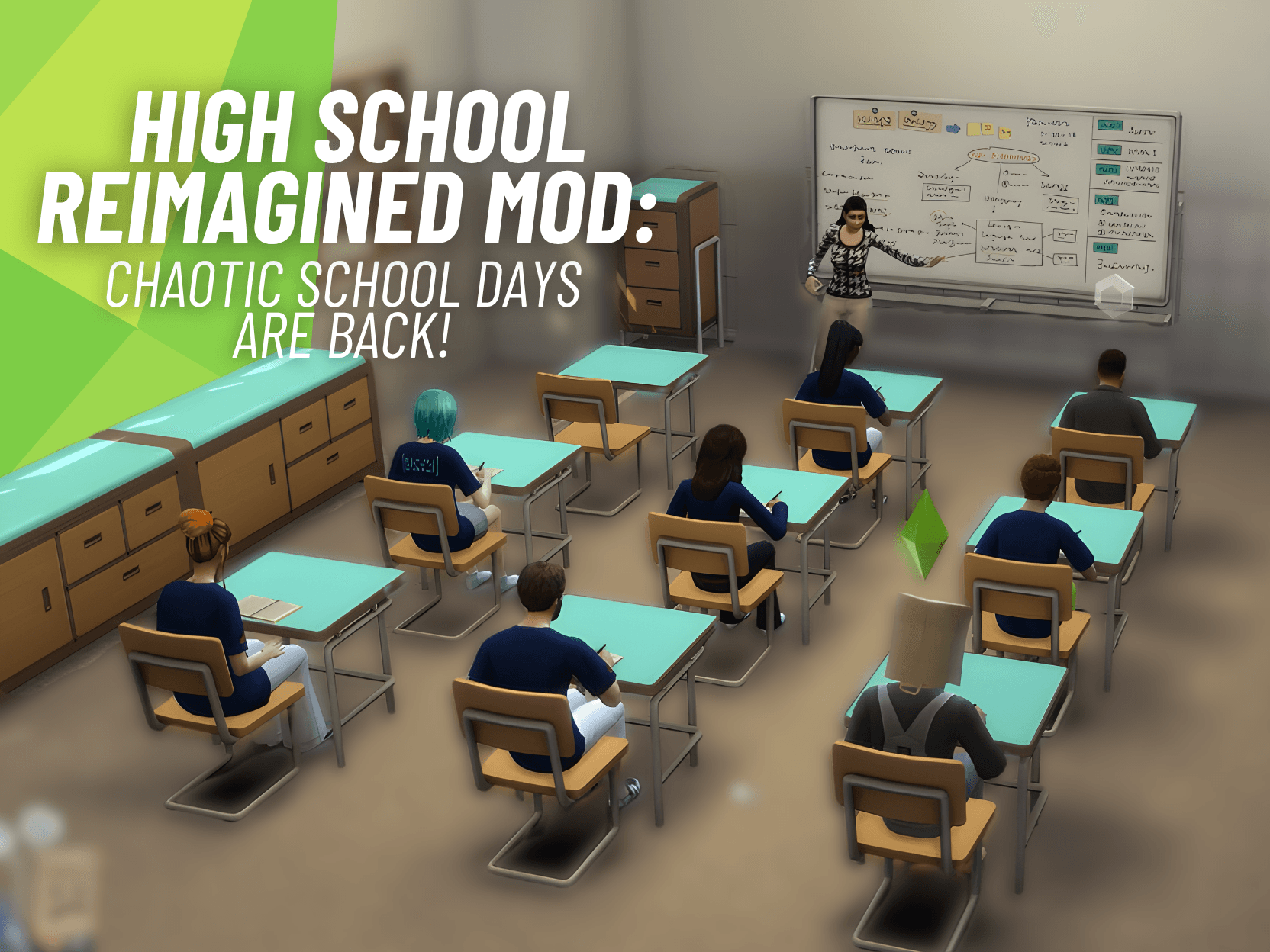 High School Reimagined mod makes Sims 4 classes more chaotic