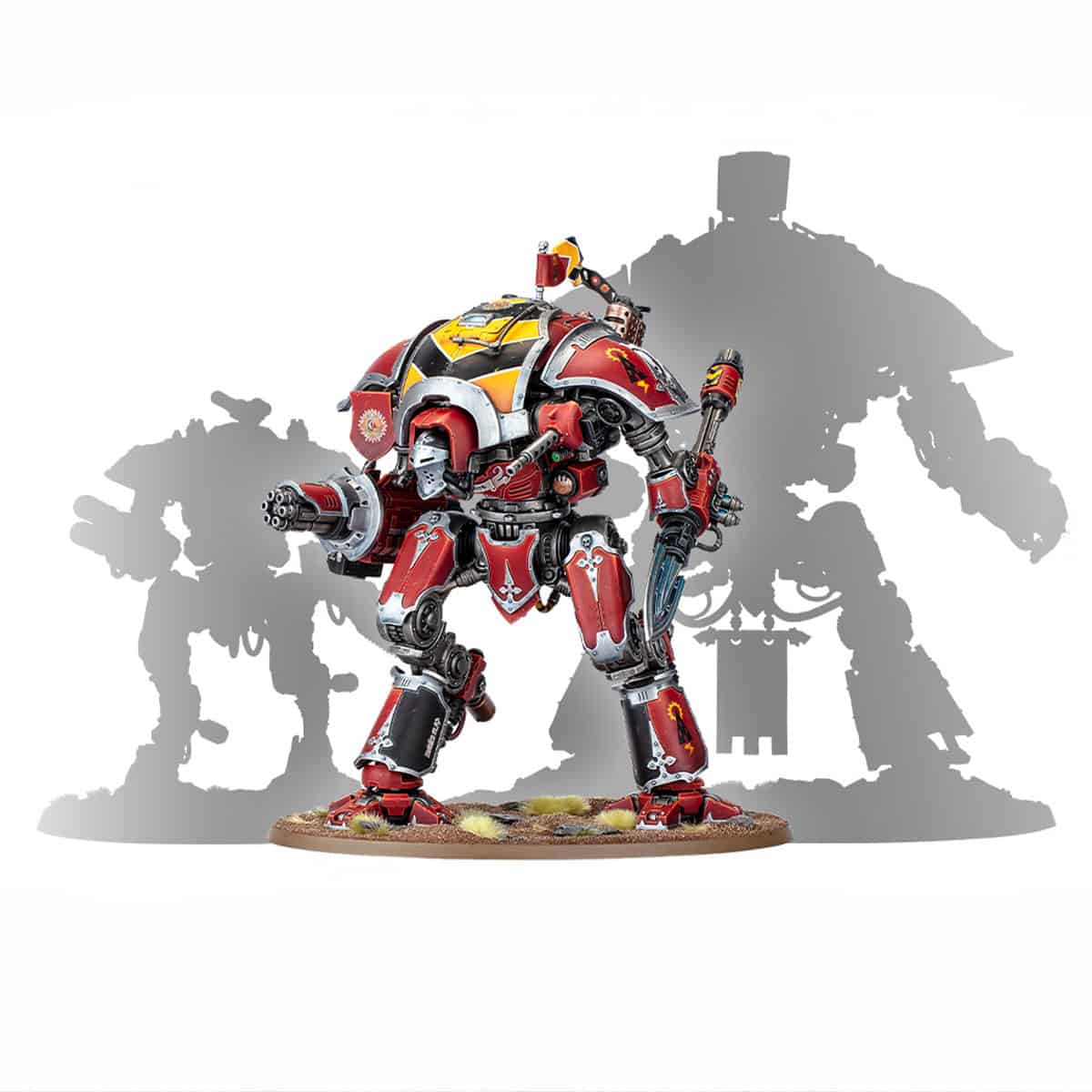 Games Workshop Unveils Rocket-Boosted Bellatus-Class Imperial Knight Destrier Model