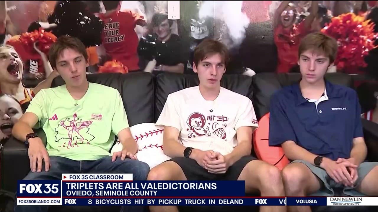 Oviedo triplets share valedictorian honors, head to college together