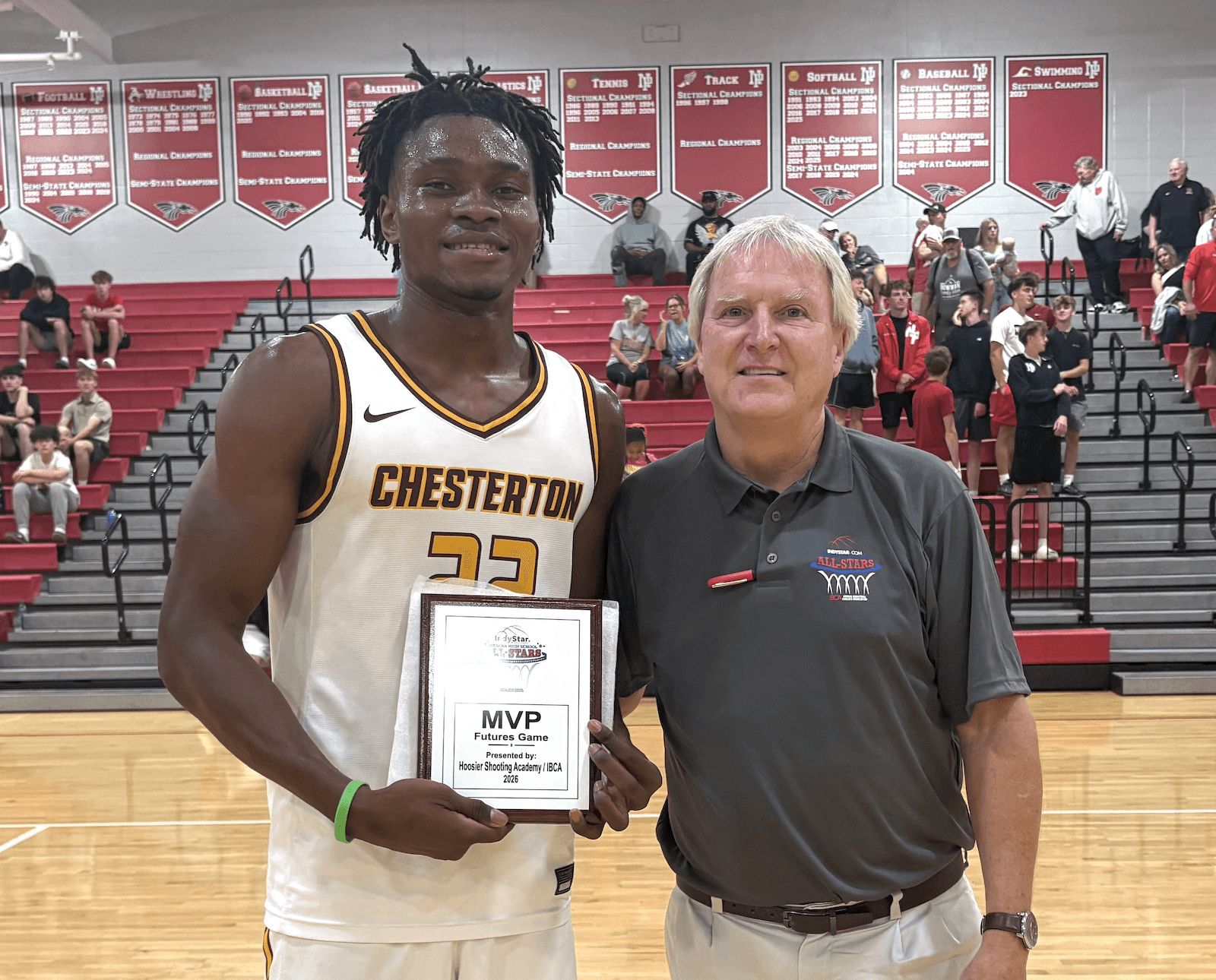Chesterton's Bradly Basila adds offers, shines with Futures Game MVP