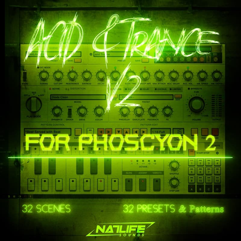 NatLife Sounds expands D16 Phoscyon 2 beyond the TB-303 clone