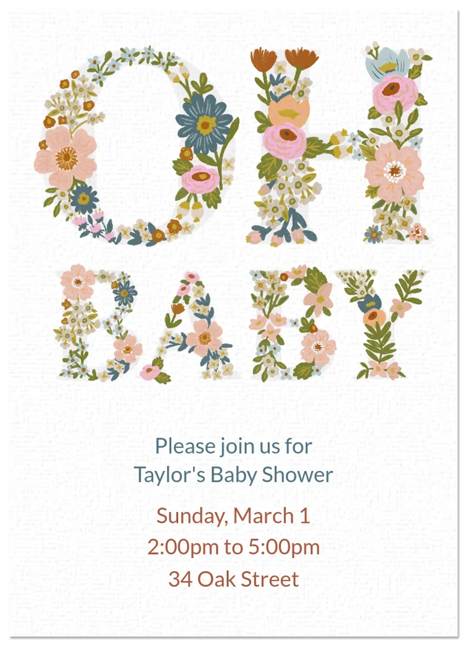 Online baby shower invitations offer customizable themes, free RSVP options