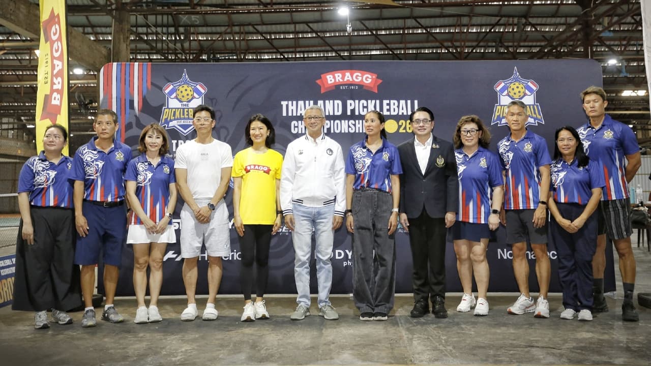 Thailand opens first national pickleball championship with top sports officials