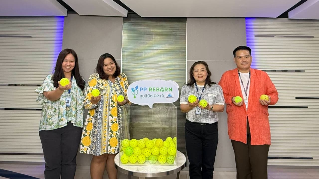 Thailand pickleball championship recycles worn balls into new products