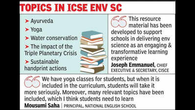 ICSE Adds Ayurveda and Yoga to Environmental Science Curriculum