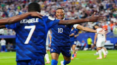 Dembélé scores first World Cup goal as France beats Iraq 3-0