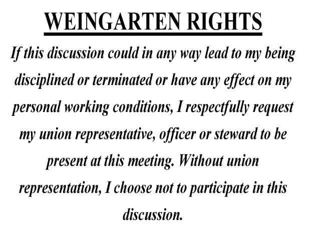 Trader Joe’s employees urged to invoke Weingarten rights in investigatory interviews