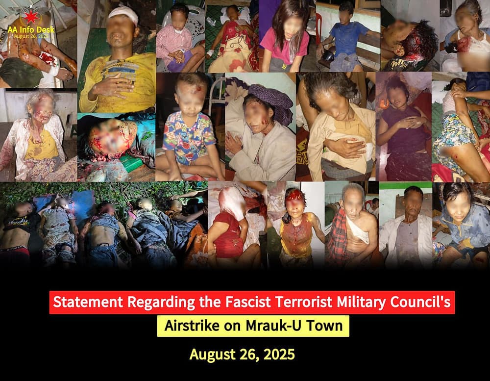 Airstrike Levels Mrauk U Hospital, Dozens Killed and Wounded