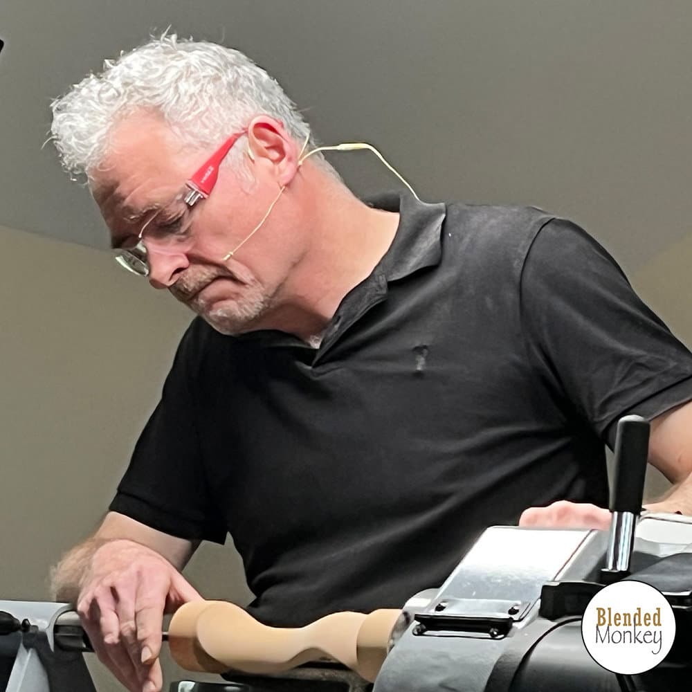 Blended Monkey Studio Visits Garden of England Woodturners for Multi-Format Turning Day