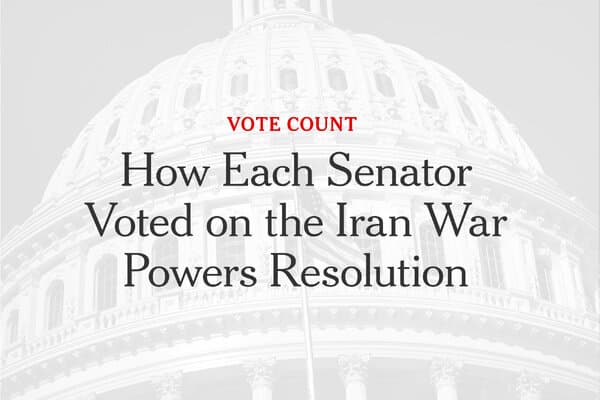 Senate rebukes Trump, passes Iran war powers resolution 50-48