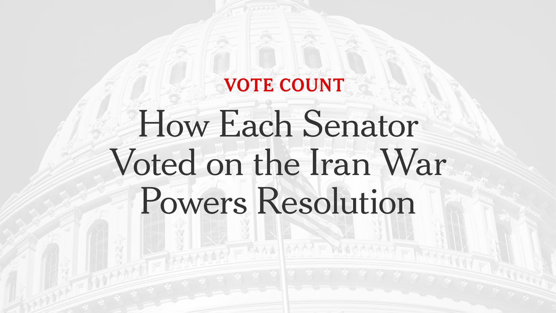 Senate passes Iran war powers rebuke of Trump in bipartisan vote
