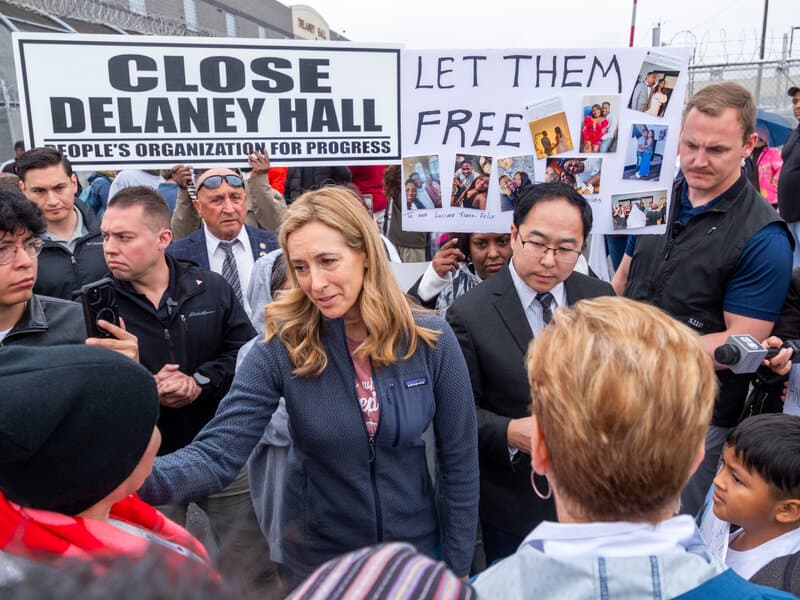 Sherrill blocked from Newark ICE jail amid detainee hunger strike