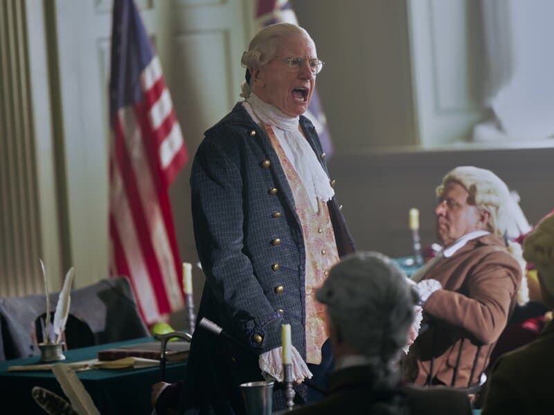 Larry David turns America’s history into an HBO sketch series
