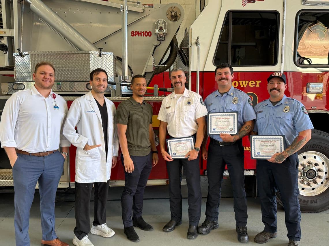 Local Nurse Survives Cardiac Arrest, Community Honors Life Saving Team