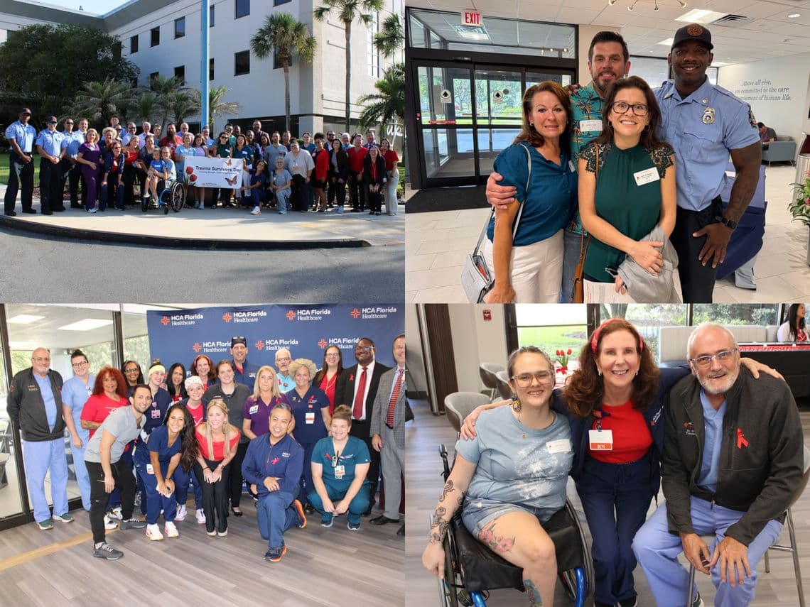 Lake Monroe Hospital honors trauma survivors and first responders in Sanford