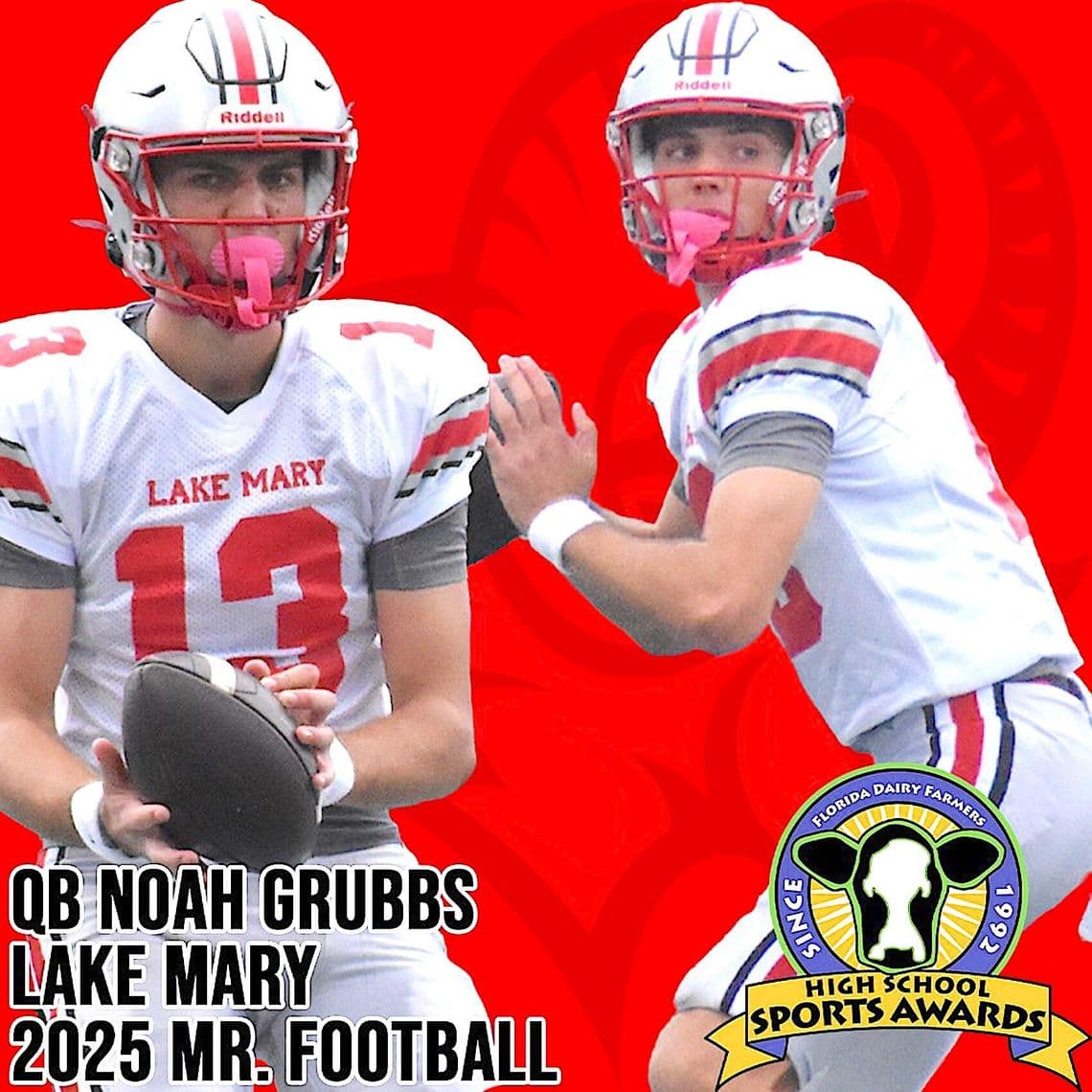 Lake Mary sweeps Florida Dairy Farmers Mr. Football awards