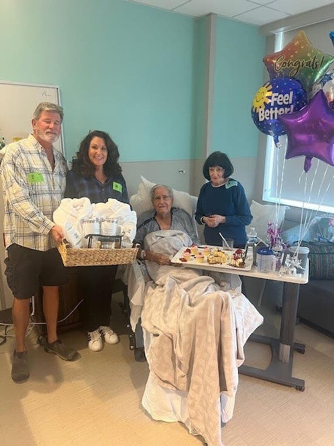 Hospital Staff Bring Anniversary Celebration to Patient in Seminole County