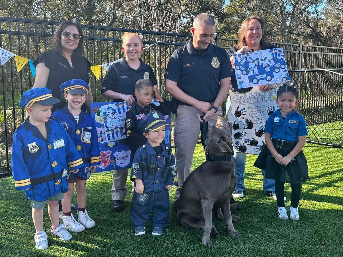Primrose Preschoolers Mark National Law Enforcement Appreciation Day With K-9 Ruby