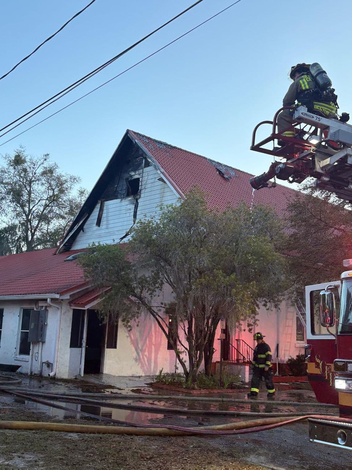 Sanford church seeks community help after fire, insurance loss