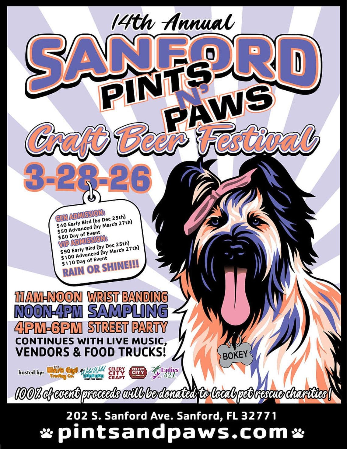Sanford Pints n' Paws Returns March 28 for 14th Year of Craft Beer, Dog Fun