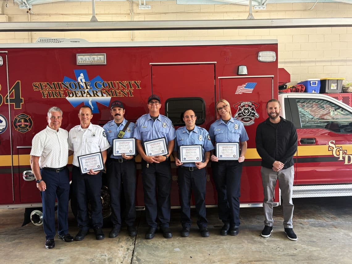Seminole County honors lifesaving CPR response in pickleball cardiac arrest