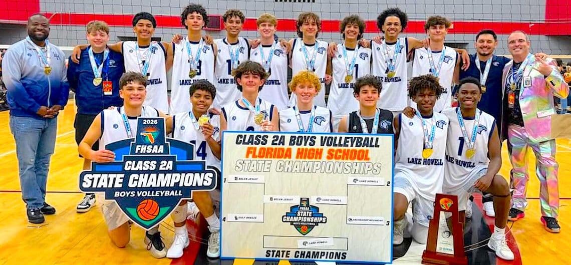 Lake Howell repeats as Class 2A boys volleyball state champion