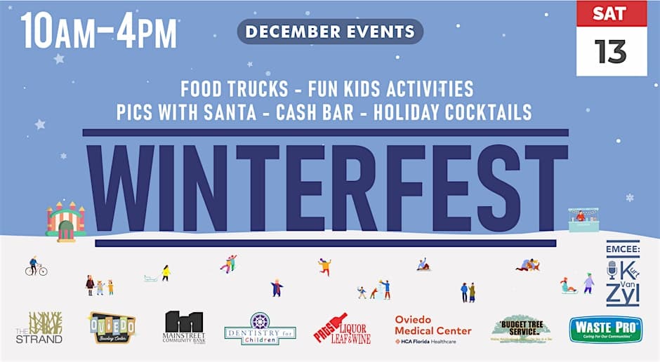 Oviedo Winterfest Brings Holiday Attractions, Community Sponsors to Center Lake