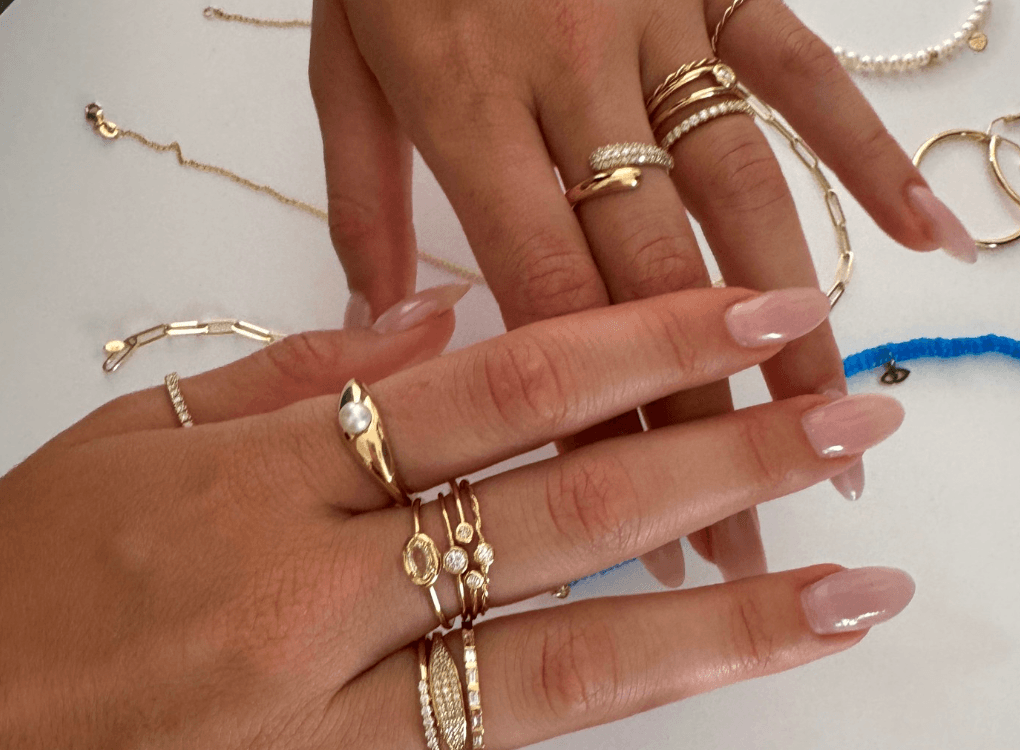 Ring Stacking Is the New Jewelry Trend Replacing Bold Statement Pieces