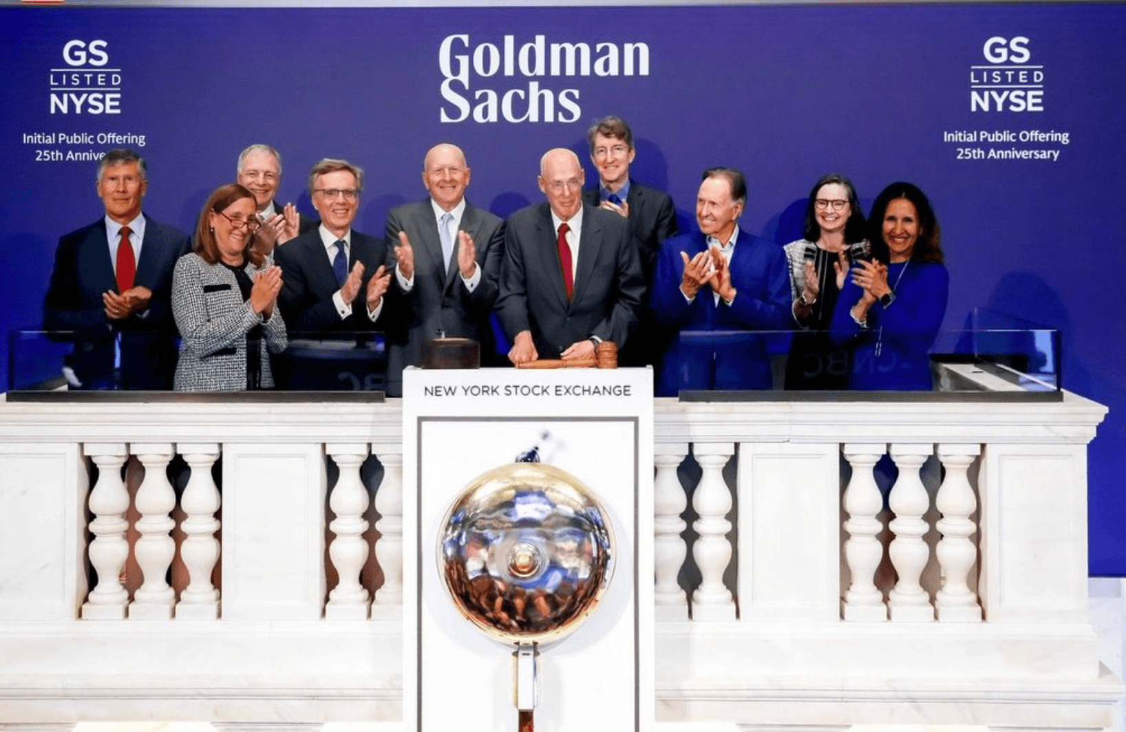 Goldman Sachs uses annual meeting to tout steady growth strategy