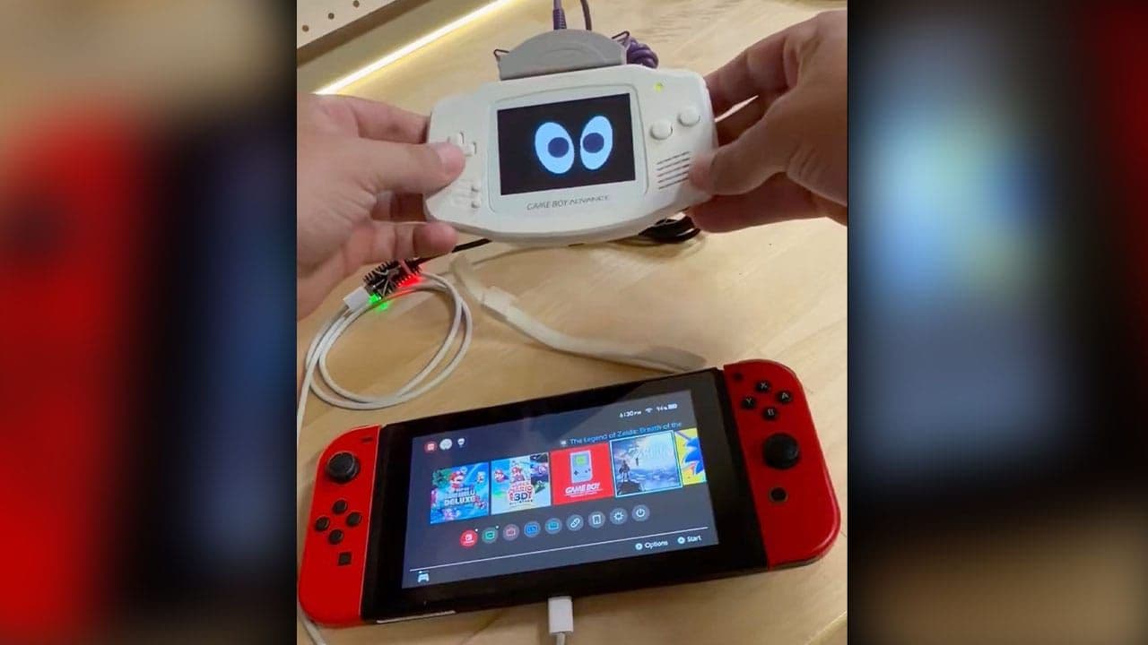Game Boy Advance link-cable mod lets original hardware control Switch games