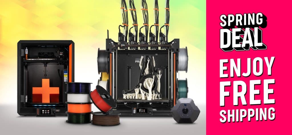 Prusa Research Spring Sale Offers Free Worldwide Shipping Through April 21
