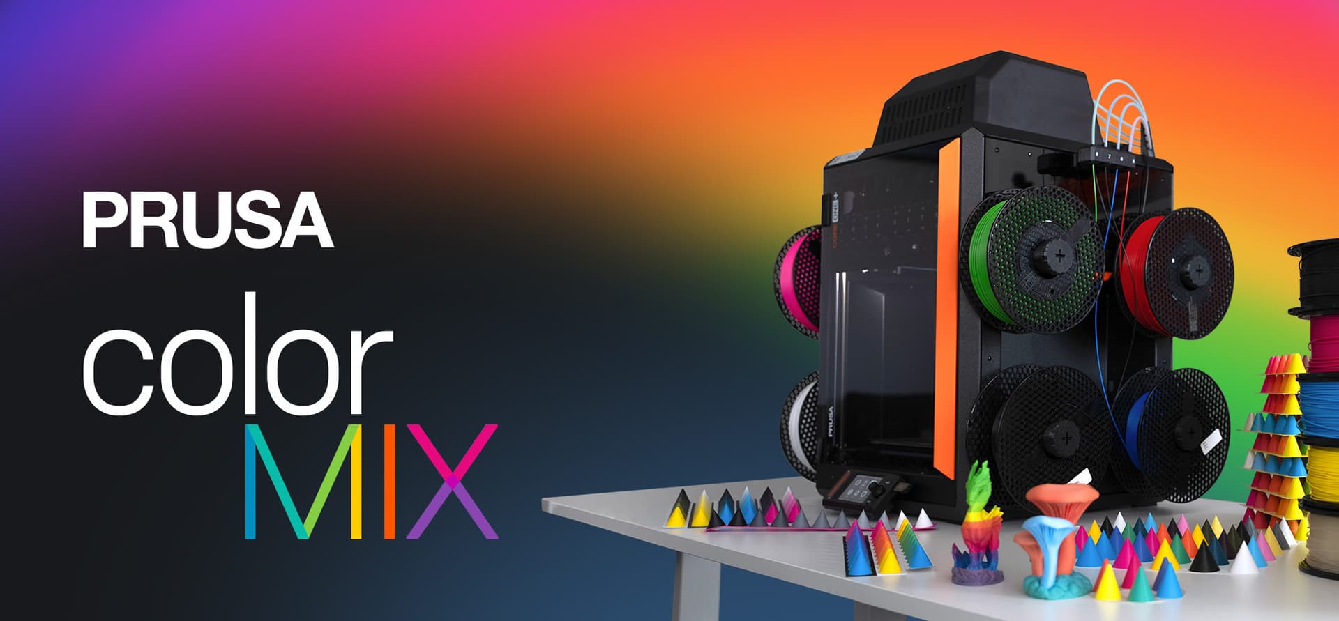 Prusa launches ColorMix, bringing calibrated filament blending to EasyPrint