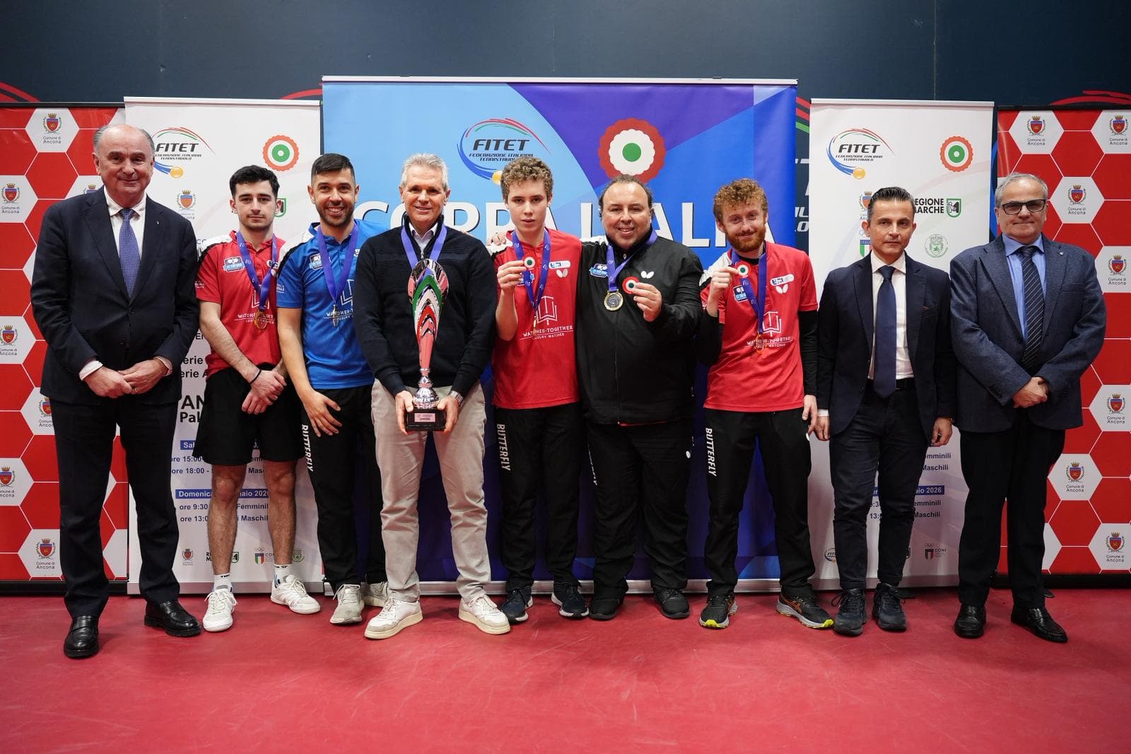 Top Spin Messina Clinches Third Men’s Italian Cup in Ancona