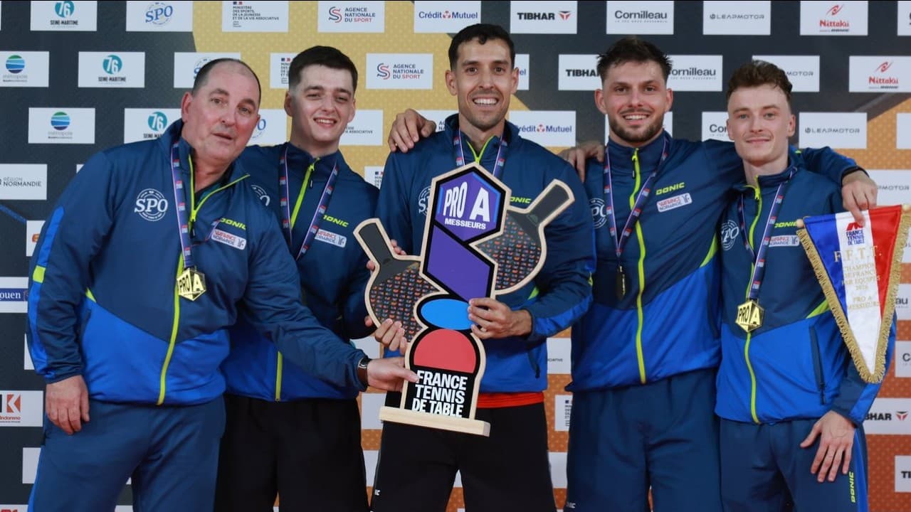SPO Rouen wins first French team title after 3-2 final thriller