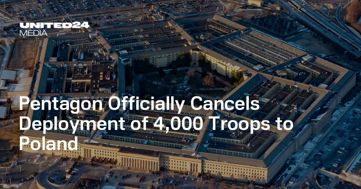 Pentagon cancels 4,000 troop deployment to Poland in Europe drawdown